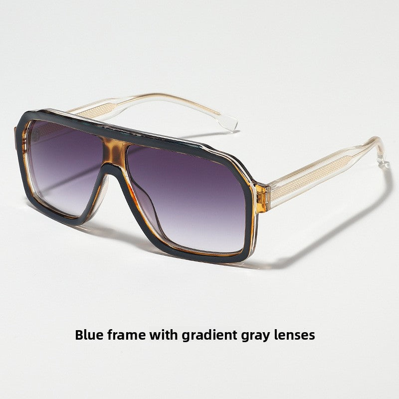 Pilot-Style TR Acetate Sunglasses with UV400 Protection