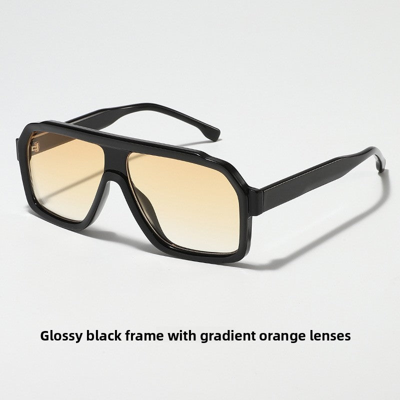 Pilot-Style TR Acetate Sunglasses with UV400 Protection