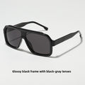 Pilot-Style TR Acetate Sunglasses with UV400 Protection