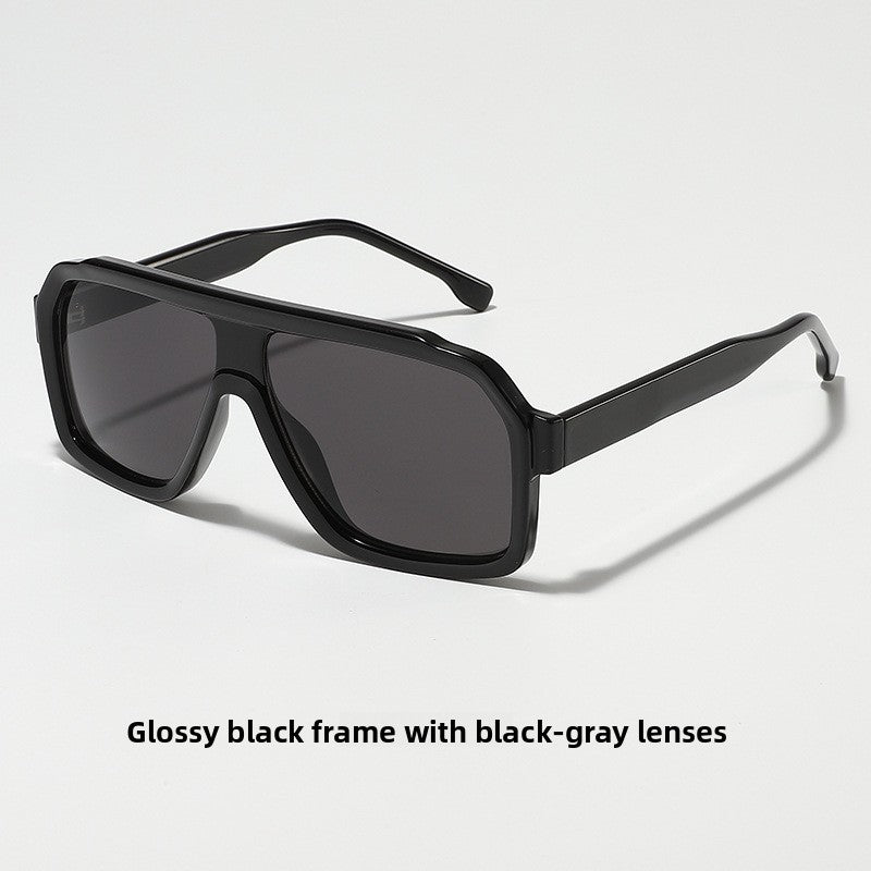 Pilot-Style TR Acetate Sunglasses with UV400 Protection