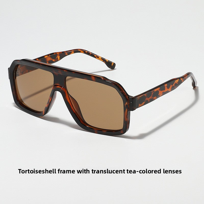 Pilot-Style TR Acetate Sunglasses with UV400 Protection
